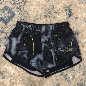 New balance flowy shorts with built-in spandex